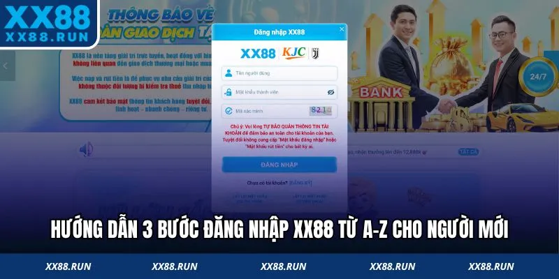Hướng dẫn 3 bước đăng nhập XX88 từ A-Z 