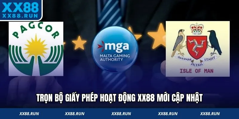 Trọn bộ giấy phép hoạt động XX88 mới cập nhật